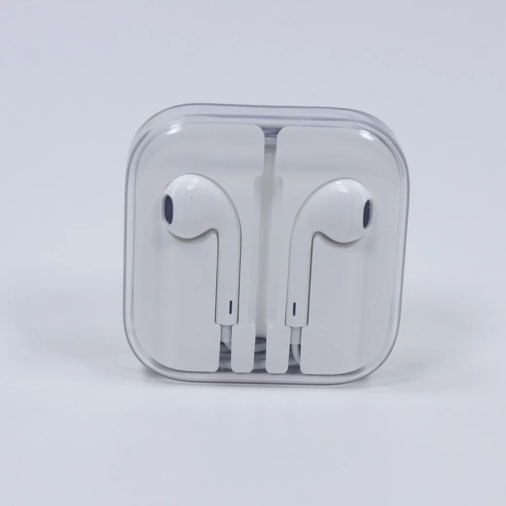 Authentic Apple EarPods 3.5mm Headphone Plug with Original Travel Storage Case